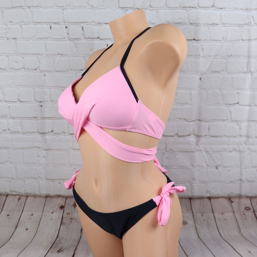 Sexy Push Up Two Piece Swimsuit - Picture 4 of 7